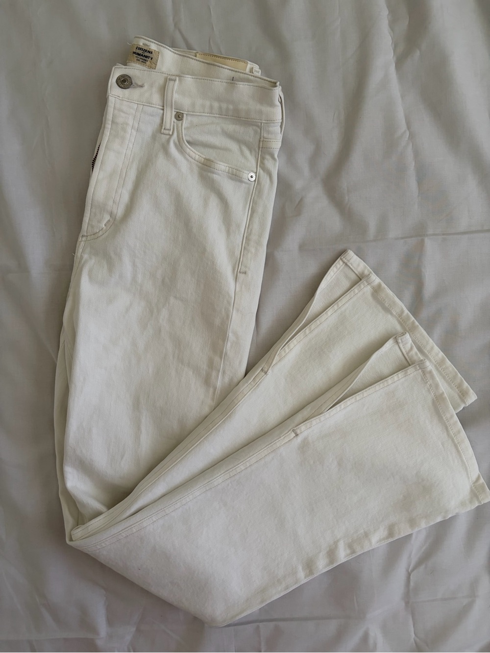 Citizens of Humanity Georgia High Rise Bootcut Jeans Size 26 White